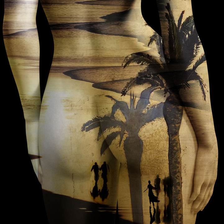 Arts numériques intitulée "oasis you let pass" par Dodi Ballada, Œuvre d'art originale, Photo montage