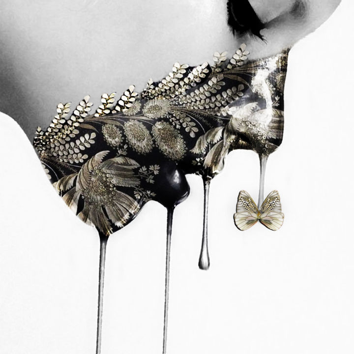 Arte digital titulada "butterfly metamorph…" por Dodi Ballada, Obra de arte original, Pintura Digital