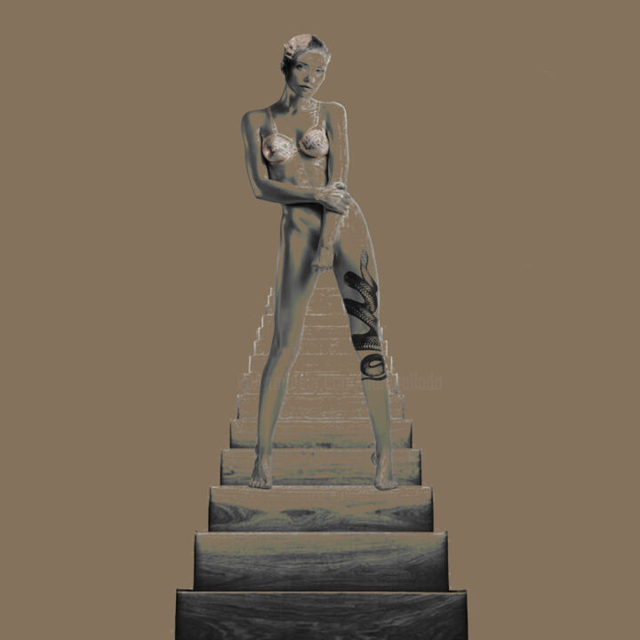 Artes digitais intitulada "Halfway to heaven" por Dodi Ballada, Obras de arte originais, Trabalho Digital 2D