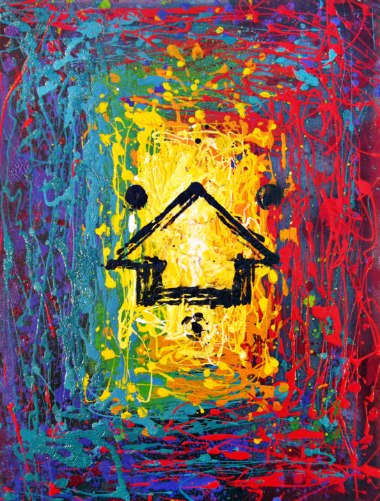 Painting titled "Good Idea" by Ami Nº1, Original Art, Enamel