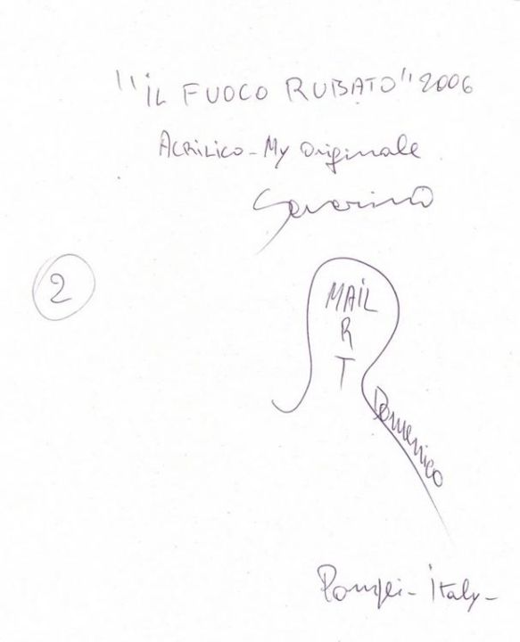 Disegno intitolato "Domenico Severino,…" da Domenico Severino, Opera d'arte originale