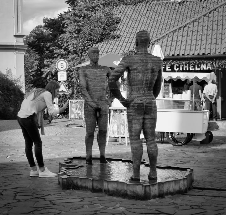 Fotografia intitolato "Kafka Souvenir" da Domenico Guddo, Opera d'arte originale