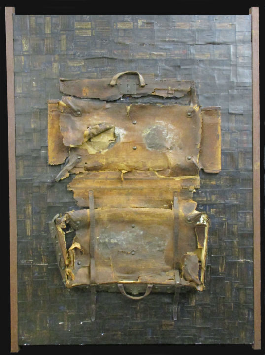 Pintura intitulada "valise.jpg" por Domieff, Obras de arte originais