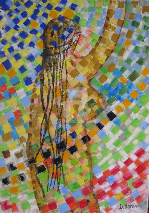 绘画 标题为“pixellisation-rayon…” 由Bertrand Domin, 原创艺术品, 油