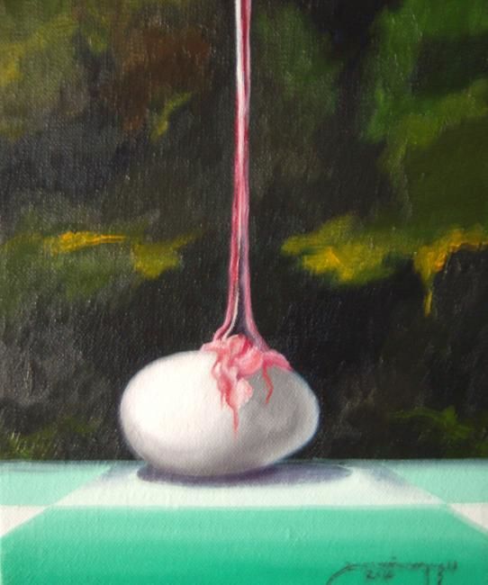 Painting titled "COSECHA.jpg" by Dominguez11, Original Art, Oil