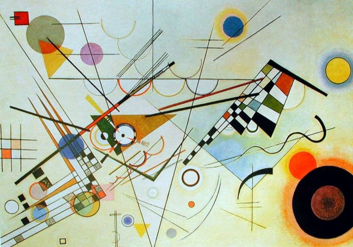 Peinture intitulée "Kandinsky 005.jpg" par Dominic Ibañez, Œuvre d'art originale