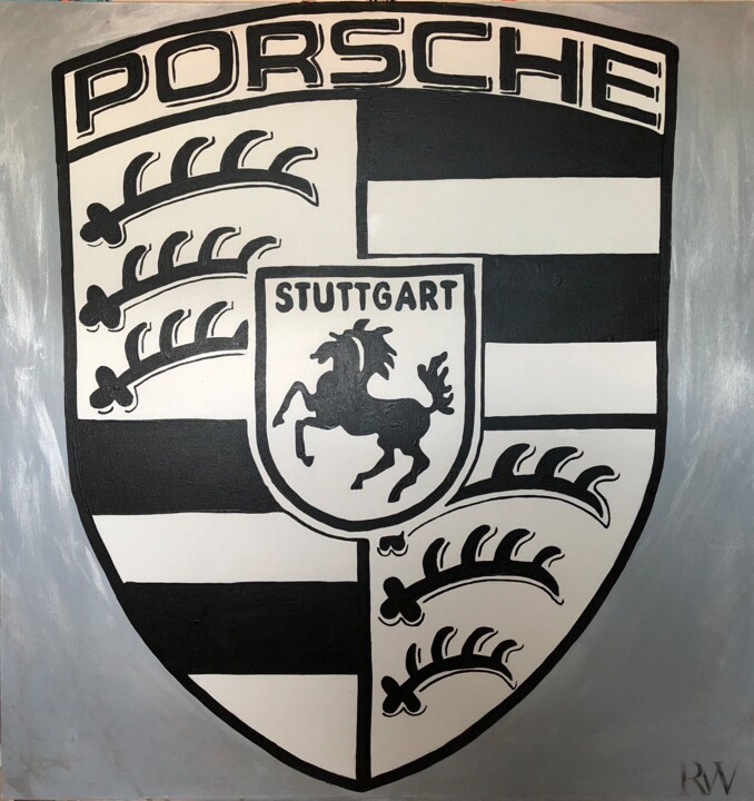 绘画 标题为“Porsche” 由Dominik Brunner (Robert Winter), 原创艺术品, 丙烯