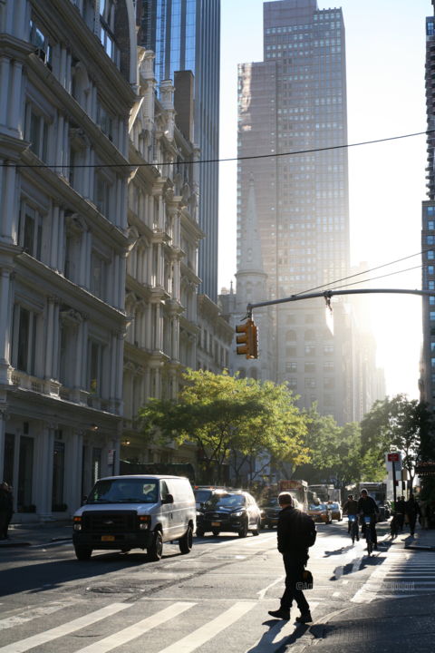Photography titled "Rue 1 Manhattan" by Dominique Goujard, Original Artwork