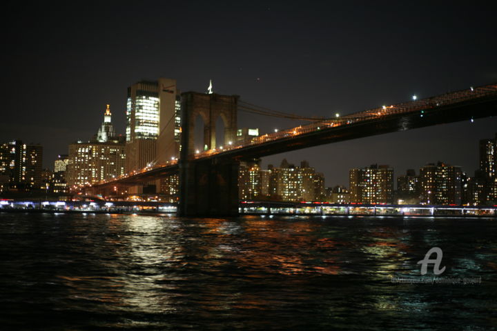 摄影 标题为“Pont de Brooklyn Br…” 由Dominique Goujard, 原创艺术品