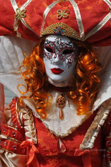 Fotografie mit dem Titel "Carnaval de Venise" von Dominique Goujard, Original-Kunstwerk