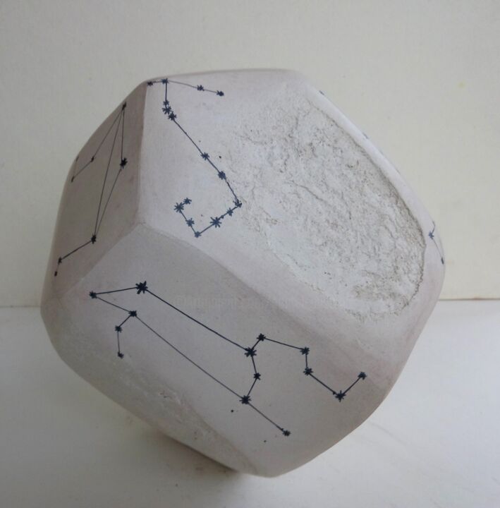 Skulptur mit dem Titel "Constellations" von Dominique Jolivet, Original-Kunstwerk, Keramik