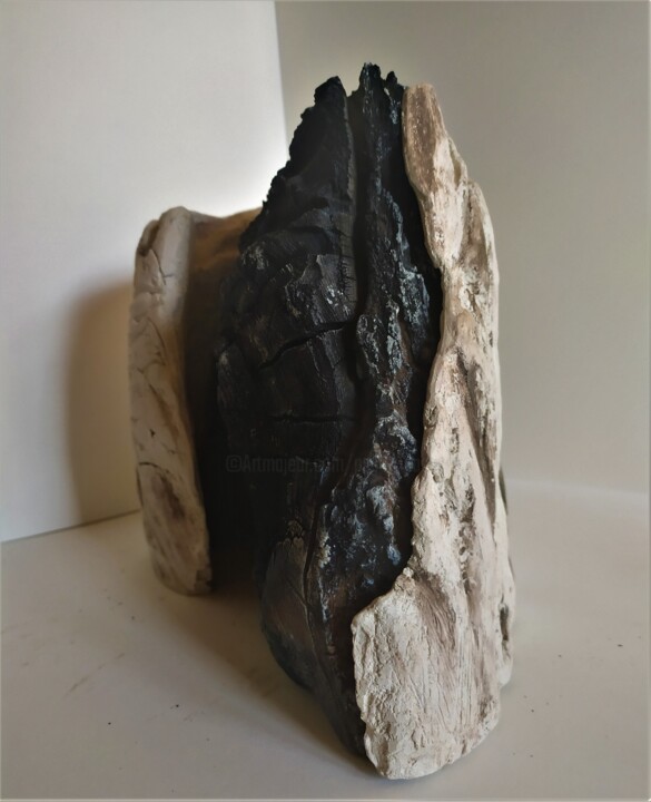 Sculpture titled "Echo 2" by Dominique Jolivet, Original Artwork, Ceramics