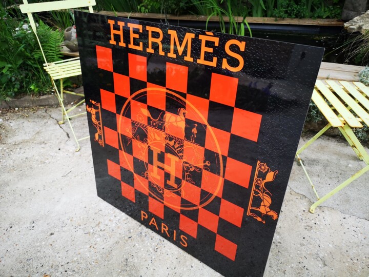 Echiquier Hermes Black, Design by Dominique Kleiner
