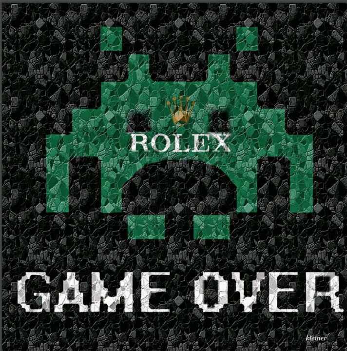 "Rolex Invaders Mosa…" başlıklı Tablo Dominique Kleiner tarafından, Orijinal sanat, Dijital Resim