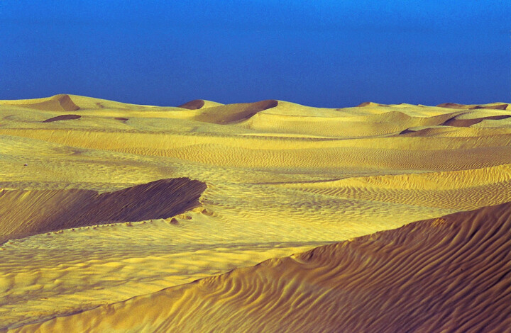 Photographie intitulée "Dunes tunisienne" par Dominique Leroy, Œuvre d'art originale