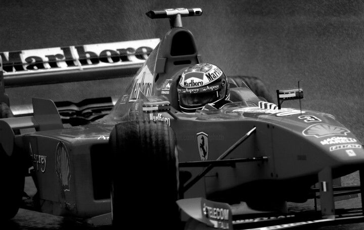 「Michael Schumacher…」というタイトルの写真撮影 Dominique Leroyによって, オリジナルのアートワーク