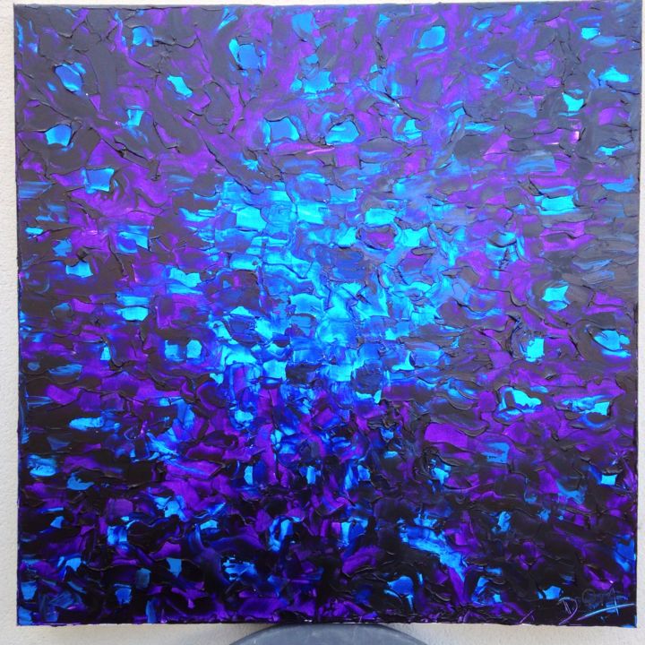 Peinture intitulée "La Pierre" par Dominique Miniau, Œuvre d'art originale,
