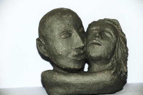雕塑 标题为“Enlacement” 由Dominique Petit, 原创艺术品, 兵马俑