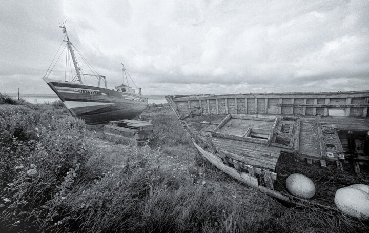 Fotografie mit dem Titel "3 œufs à la coque" von Dominique Petrel, Original-Kunstwerk