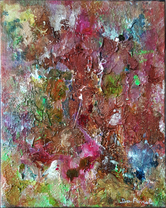 Peinture intitulée "Myriade de couleurs" par Do Porcel, Œuvre d'art originale, Acrylique