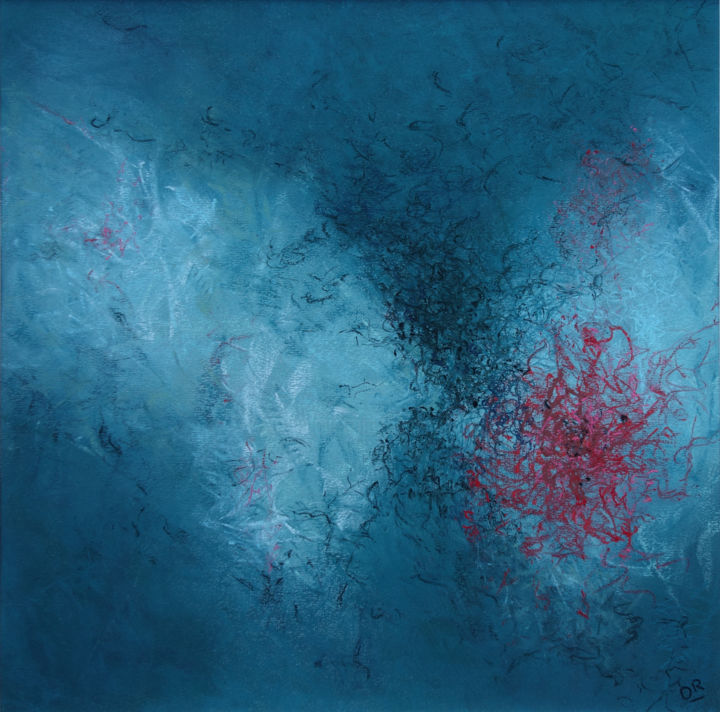 Painting titled "Rêverie 1" by Dominique Righi, Original Artwork, Pastel