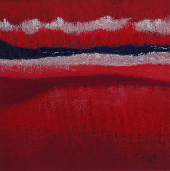 Peinture intitulée "Dalmore Beach 2" par Dominique Righi, Œuvre d'art originale, Pastel