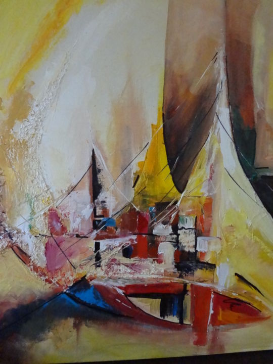 Peinture intitulée "MOUV2" par Drio, Œuvre d'art originale,