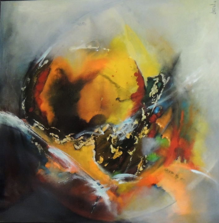 Peinture intitulée "urdiel-explosion.jpg" par Dominique Urdiel, Œuvre d'art originale