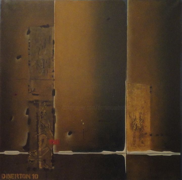 Painting titled "Abysses II" by Dominique Berton, Original Artwork