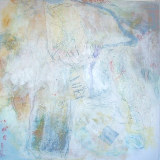 Painting titled "SEPT 10 5" by Dominique Evrard, Original Artwork