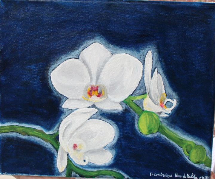 "orchidees II" başlıklı Tablo Dominique Van De Velde tarafından, Orijinal sanat