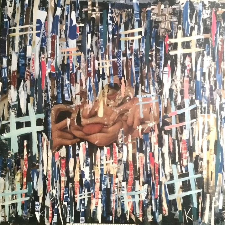 Collages,  55.1x55.1 in 
