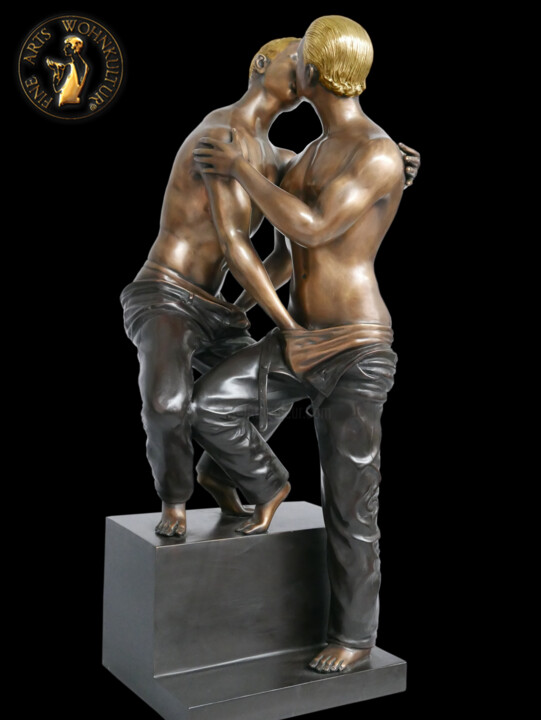 Escultura titulada "FINE ARTS Wohnkultu…" por Don Alberto Carlos, Obra de arte original, Bronce