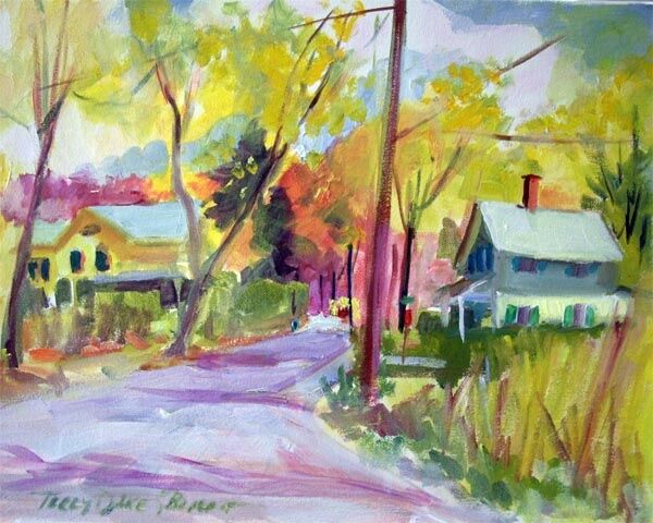 Painting titled "Road to Stony Creek" by Don Bourret, Original Artwork