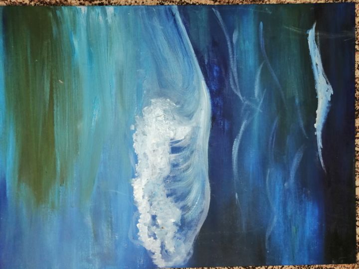 Peinture intitulée ""Море"" par Don Diablo, Œuvre d'art originale, Huile