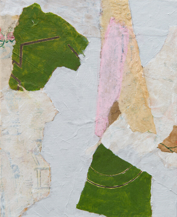 Collages titled "Conversation for th…" by Donald Mcleman, Original Artwork, Collages Mounted on Wood Panel