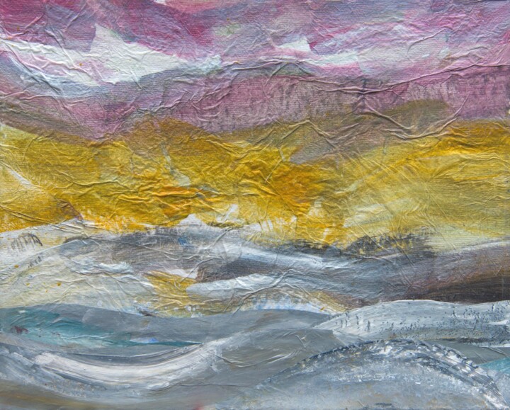 Malerei mit dem Titel "Over the Sea to Skye" von Donald Mcleman, Original-Kunstwerk, Acryl Auf Andere starre Platte montiert