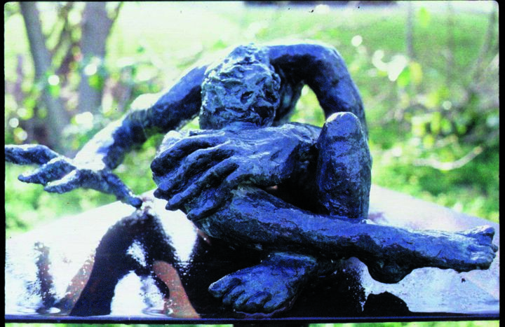 Skulptur mit dem Titel "doron-piangie.jpg" von Donatella Richtman, Original-Kunstwerk, Giesserei