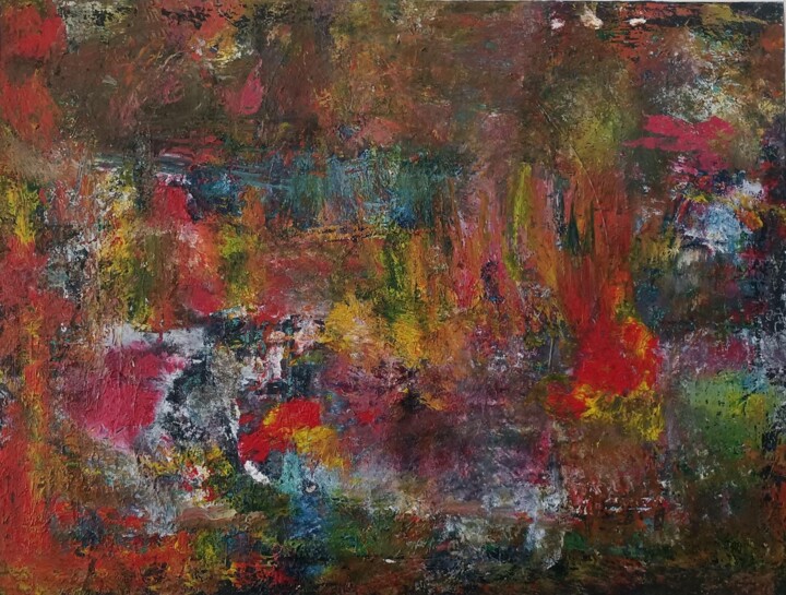 Peinture intitulée "Bagliori." par Donatella Chiocchi, Œuvre d'art originale, Acrylique