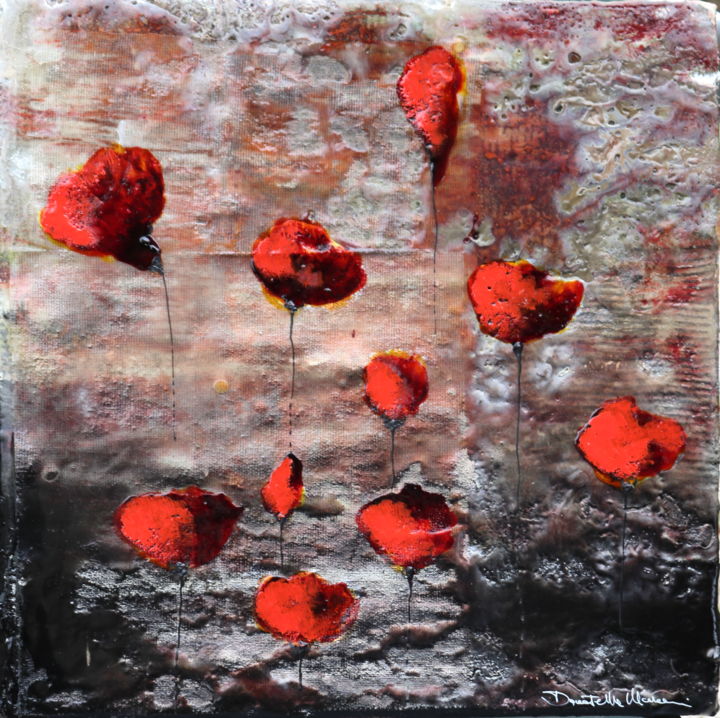 Картина под названием "landscape in love" - Donatella Marraoni, Подлинное произведение искусства, Масло