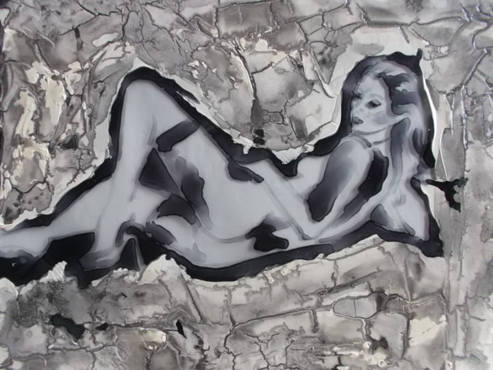 Pintura intitulada "Donna Nuda" por Donatella Marraoni, Obras de arte originais, Outro