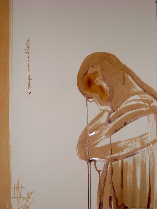 Pittura intitolato "A way out" da Donatella Marraoni, Opera d'arte originale, Altro