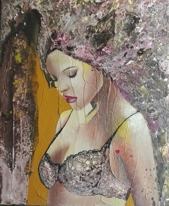 Malarstwo zatytułowany „Summer” autorstwa Donatella Marraoni, Oryginalna praca, Olej