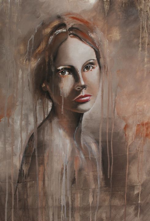 Malerei mit dem Titel "Reminiscence" von Donatella Marraoni, Original-Kunstwerk, Öl