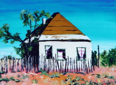 Painting titled ""Madrid House"" by Don David Young (dondavid), Original Artwork