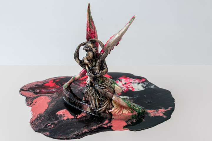 Sculpture intitulée "Eros and Psyche 2" par Antoni Dragan, Œuvre d'art originale, Résine