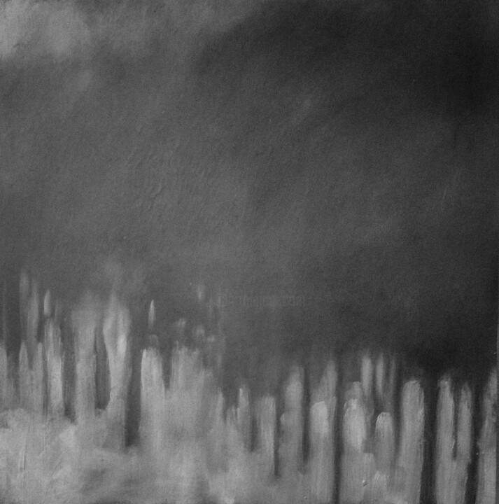 Peinture intitulée "Abstract I" par Donovan, Œuvre d'art originale, Huile Monté sur Panneau de bois