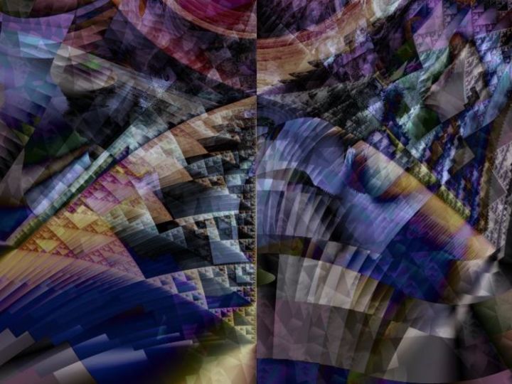 Digitale Kunst mit dem Titel "Tapestry" von Tim Sousa, Original-Kunstwerk