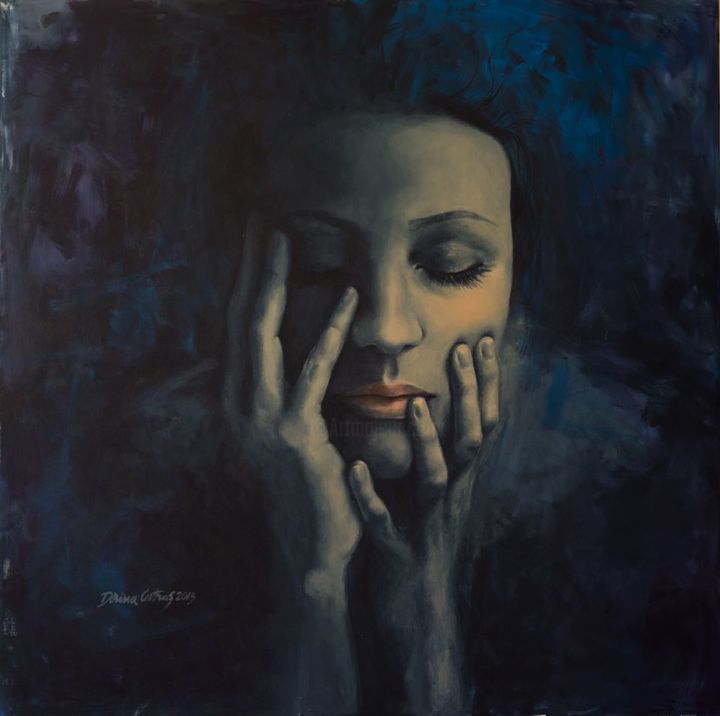 "Nights in July" başlıklı Tablo Dorina Costras tarafından, Orijinal sanat, Akrilik