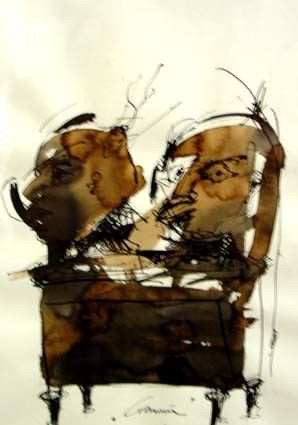 Sculpture titled "dessin2" by Dorin Lupea, Original Artwork